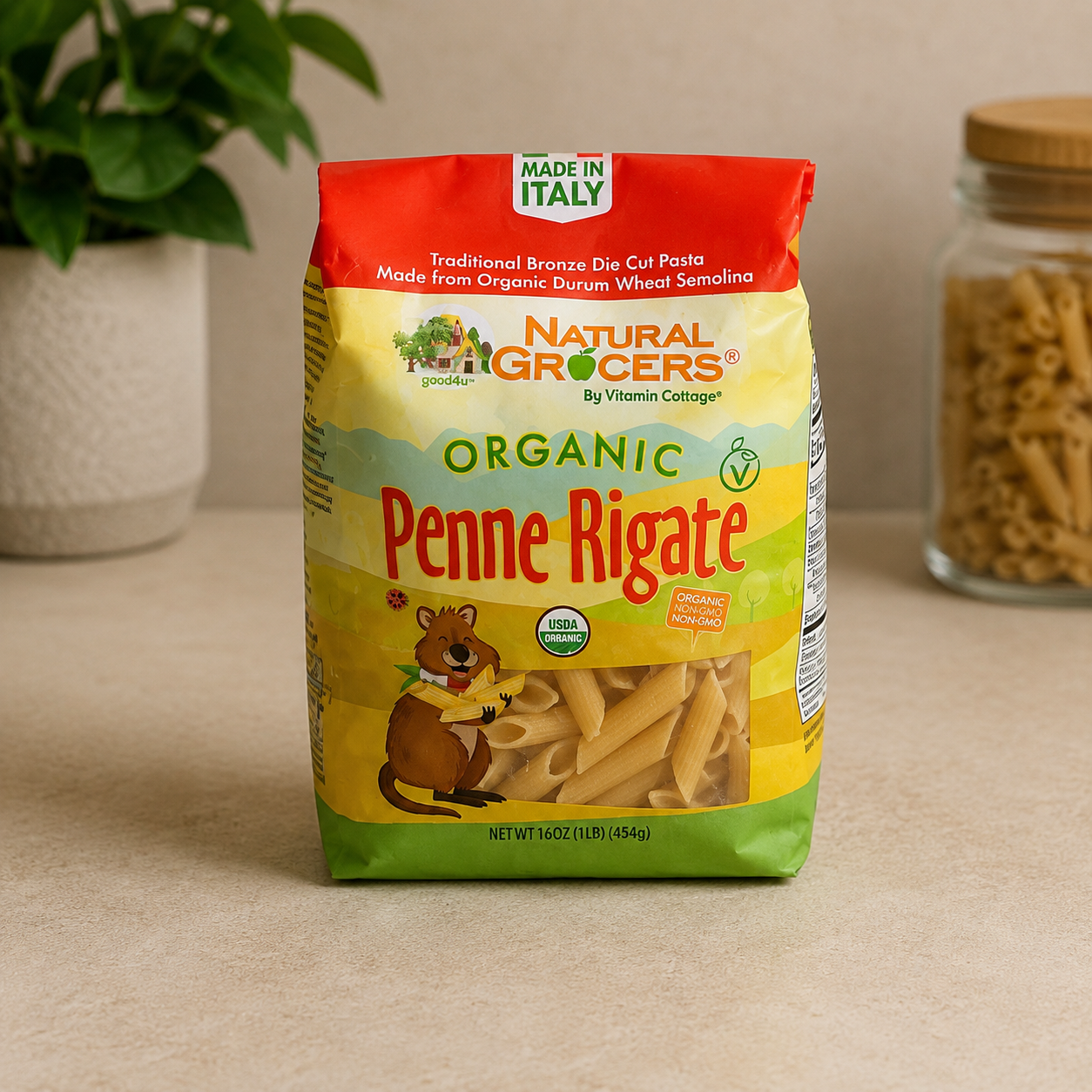 Pâtes penne rigate bio