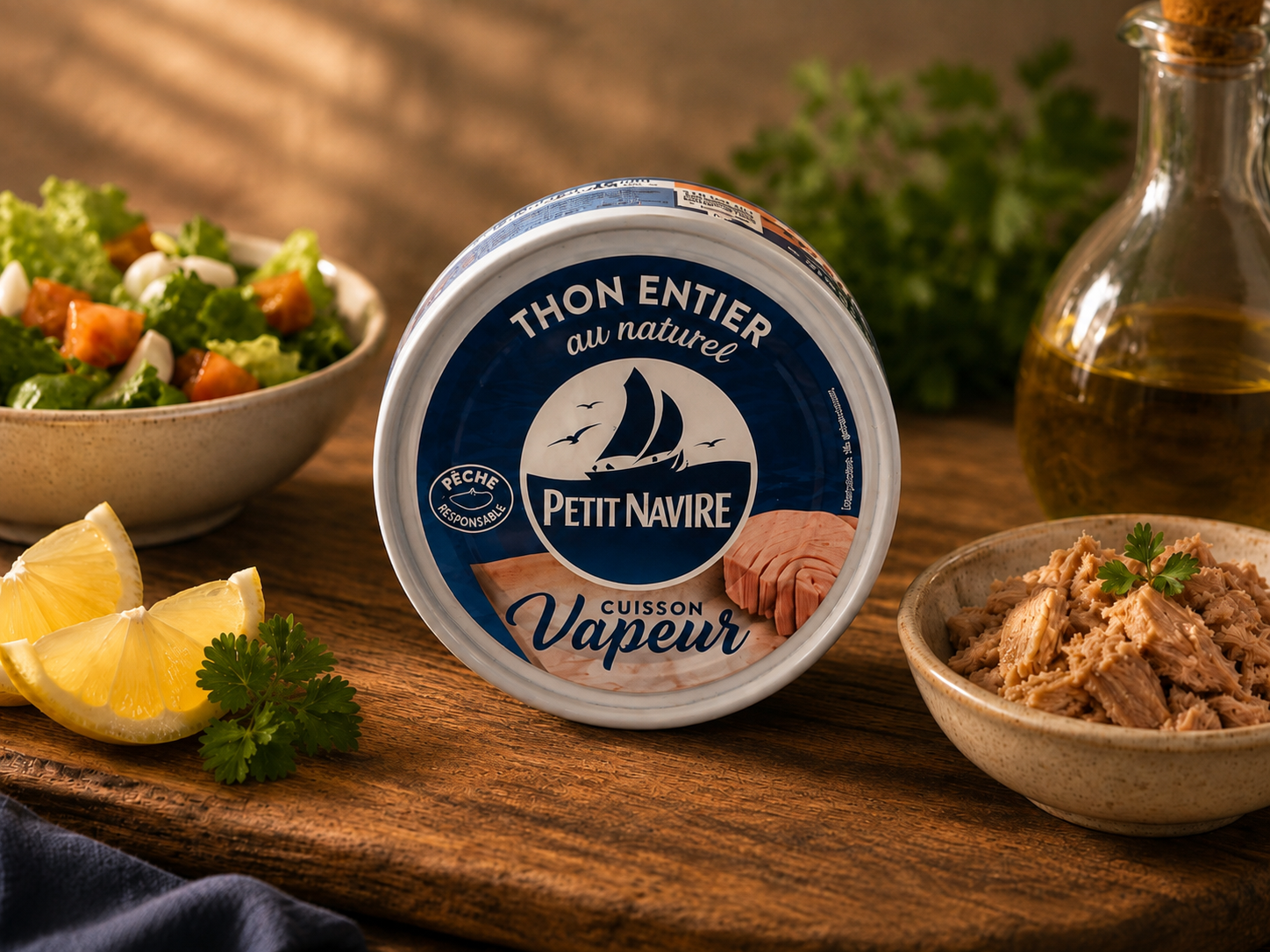 Thon entier au naturel